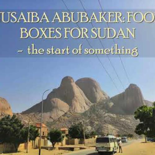 organising food box for Sudan