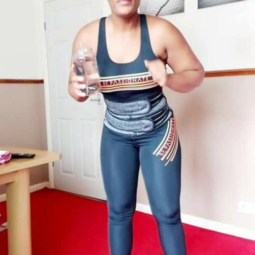 women is doing fitness workout