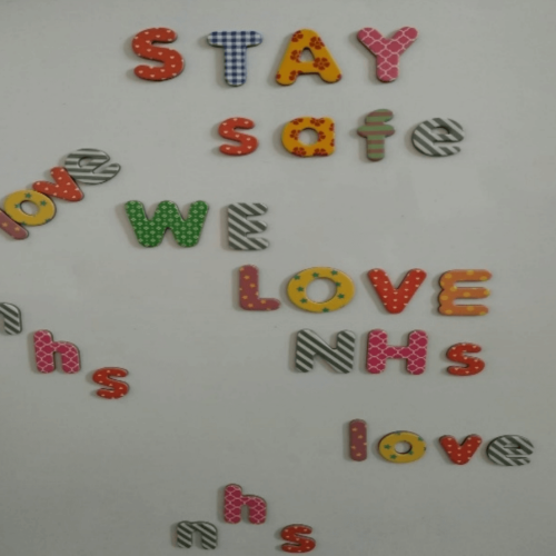 colourful alphabetic letters