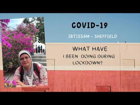 Ibtisam in Sheffield during lockdown
