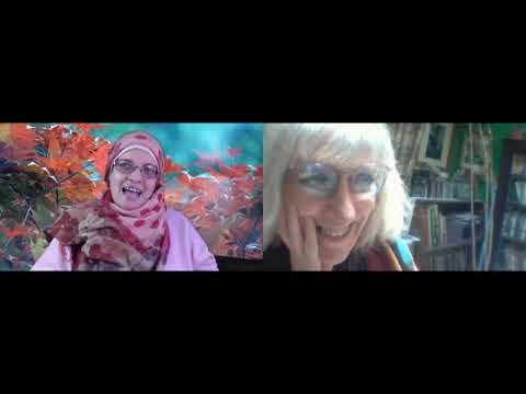 Jeni Williams and Ibtisam Al-Farah in online meeting