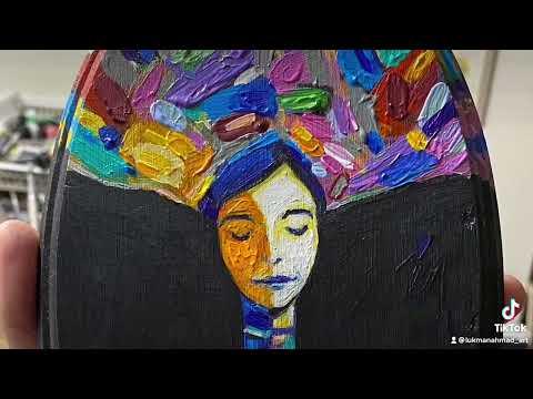 A colourful art piece