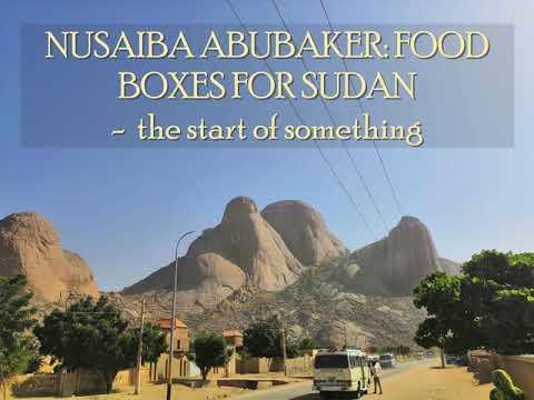 organising food box for Sudan