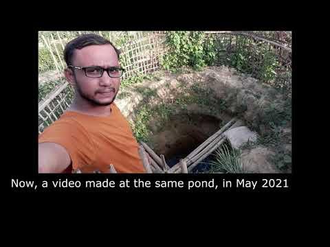 Mohammed Zobair near an opening water well