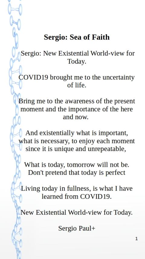 World View, written by Sergio Carlos