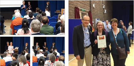 eSTEeM project teams receiving their Scholarship projects of the year awards