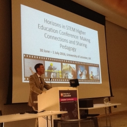 Sean Ryan, Head of STEM at the HEA opens proceedings.