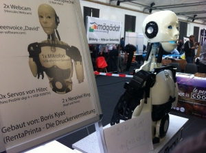 Exhibition at the Maker Fair, Berlin