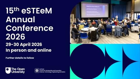 eSTEeM conference delegates sitting in groups