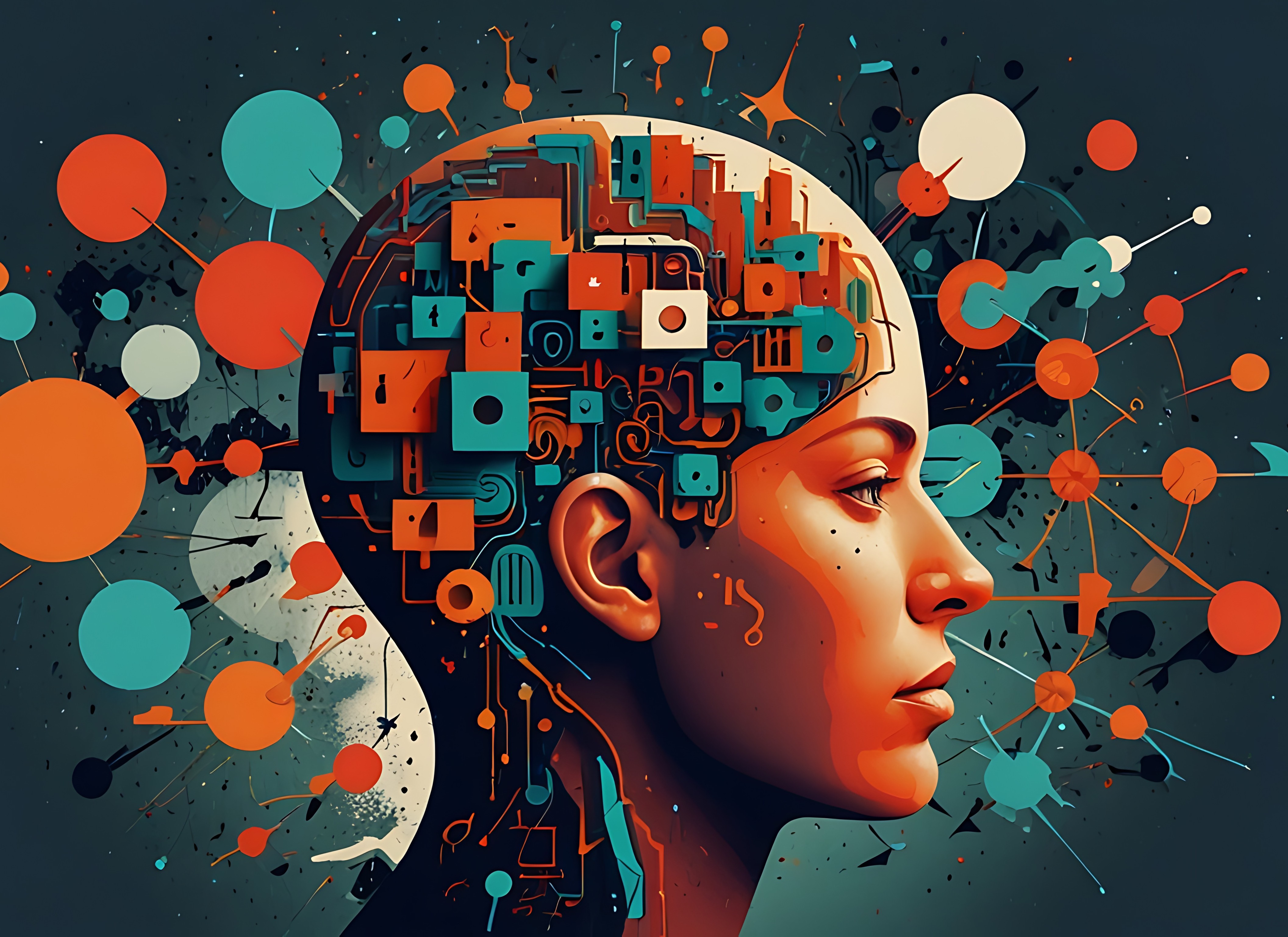 person with brain overload 