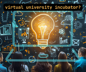 image representing virtual university incubator
