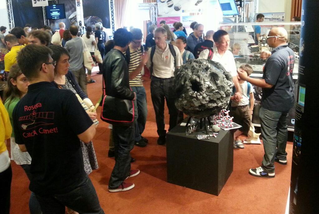 The exhibit was well attended with 15,000 visitors in the space of a week. Photo by Geraint Jones.