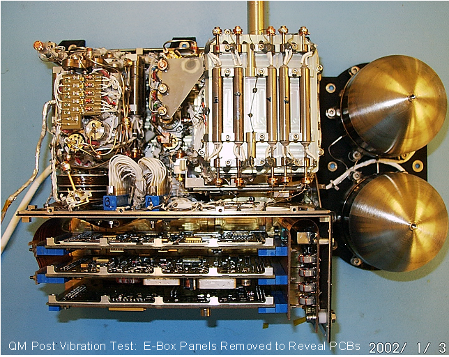 The Ptolemy instrument, this shoebox-sized device normally fills a room.