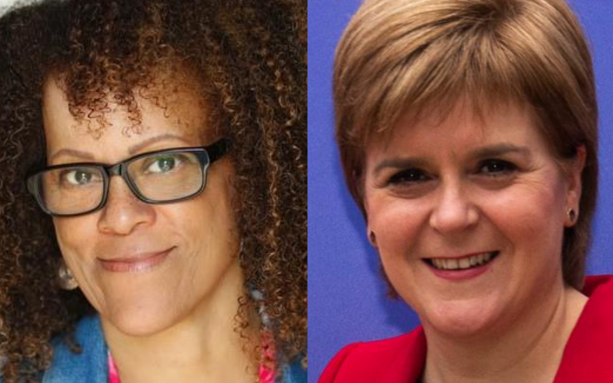 Bernadine Evaristo and Nicola Sturgeon