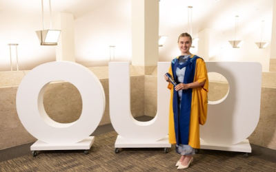 OU honorary graduate Jenny Holl MBE