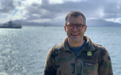 Dr Leslie Mabon in Tiree