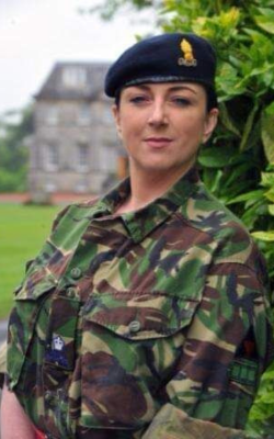 Martine served in the Army