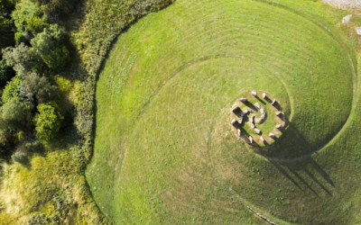 Grass mounds at Crawick Multiverse © Mike Bolam