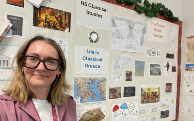 Teacher Emma Noble studied a Classics module with The Open University