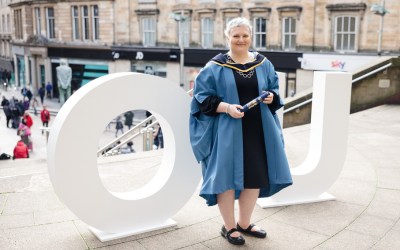 OU graduate Jane Burnett - photo by Kathryn Tuckerman