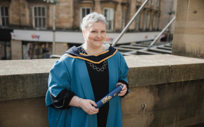 OU graduate Jane Burnett - photo by Kathryn Tuckerman