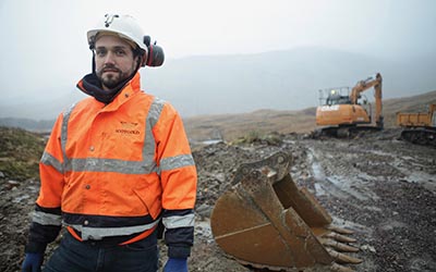 Scotland's first commercial gold mine is at the village of Tyndrum