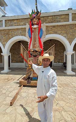 Jun Tiburcio with Totem Latamat