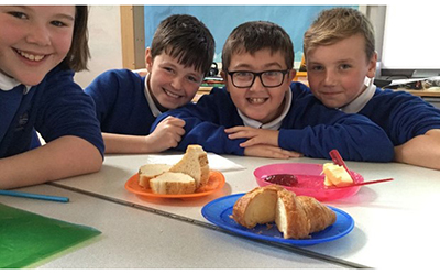 Pupils at Newtonhill Primary School 