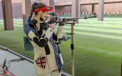 Team GB Olympic rifle shooter Seonaid McIntosh, who studied the OU's Human Biology course