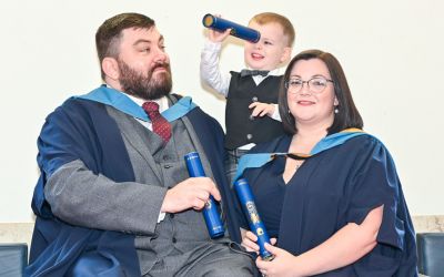 David and Amy Wingar with their son. 