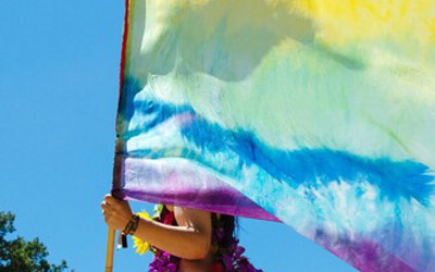 Pride rainbow flag