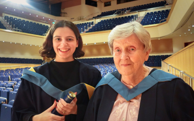 OU graduates Abigail Craig and Norah Bennie