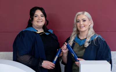OU graduates and sisters Kayleigh and Nicole Sharkey