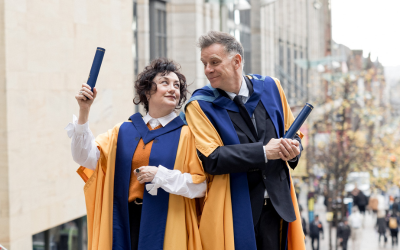 Lorraine McIntosh and Ricky Ross