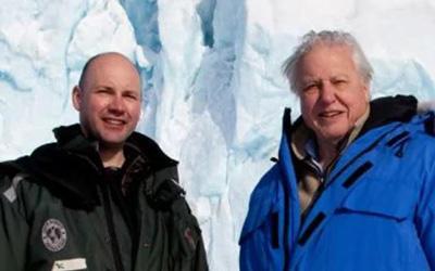Mark Brandon and David Attenborough