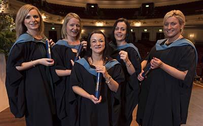 Left to right: Karen Beck, Suzanne Eadie, Katy Foster, Jennifer Wilson, Hannah Parker