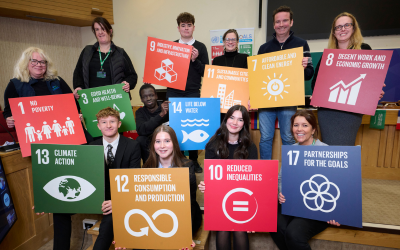 Delegates at Mock COP29