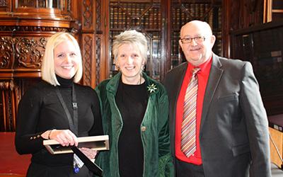 Karen Henry, Eileen Gibson and Tony Mackie