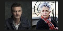 Richard Armitage (left) and Denise Mina (right)
