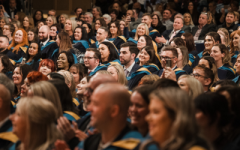 OU graduates in the Glasgow Concert Hall
