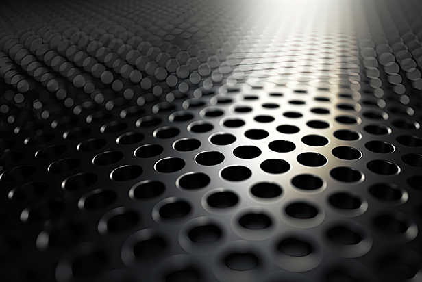 Abstract metallic surface background