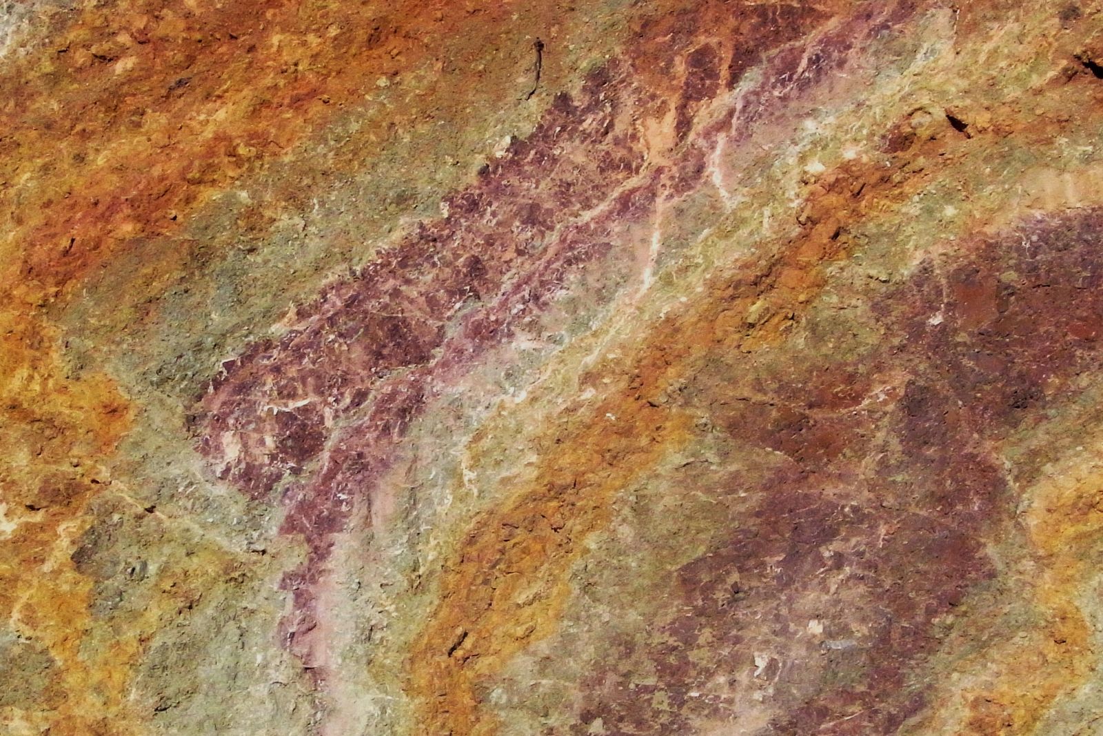 Trias, Multi-coloured Marls collected in Spain.
