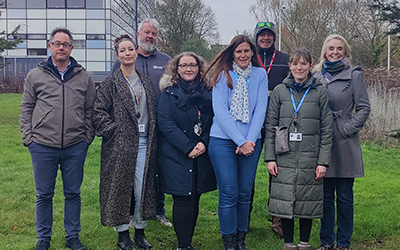 Colleagues from the OU Sustainability team