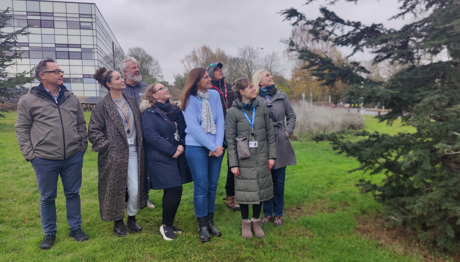 Colleagues from the OU Sustainability team