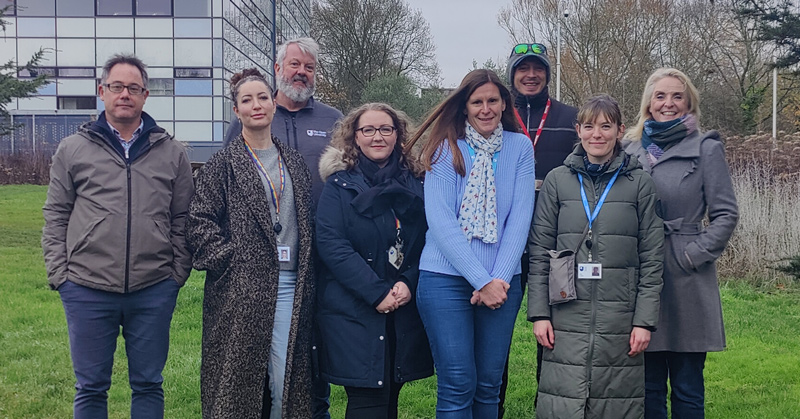 Colleagues in the OU Sustainability team