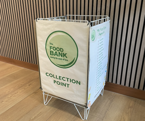 Donating items to MK Food Bank 