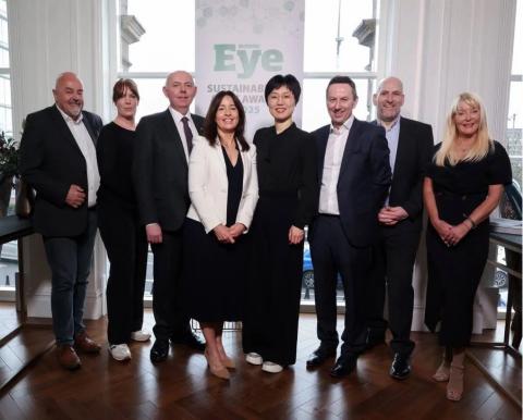 L-R - Richard Buckley - Business Eye, Louise Carson - Diageo, Mark Durkin - Open University, Tanya Anderson - Bank of Ireland, Professor Shuang Ren - Queen’s Business School, Brian Donaldson - Maxol, Simon Mann - Bauer Media & Brenda Buckley - Business Eye