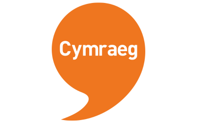 The 'Cymraeg' speech bubble