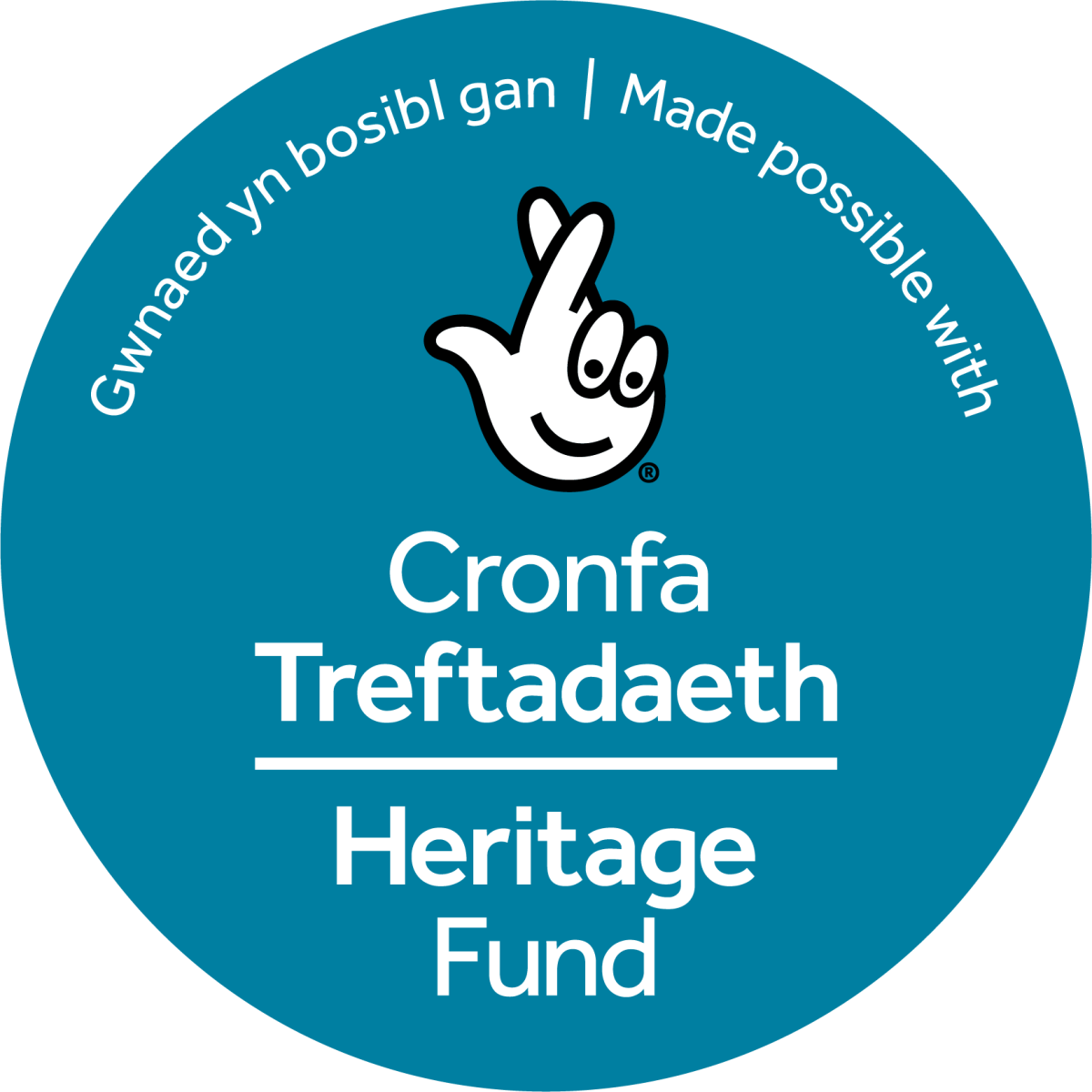 'Made possible with Heritage Fund' logo