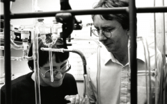 Archive photograph of science lab